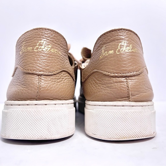 Sam Edelman, Poppy sneaker, leather camel tan - Picture 3 of 10